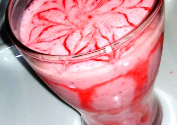 Simple strawberry shake