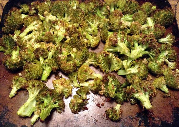 Recipe of Super Quick Homemade Garlic Baked, or Grilled Broccoli