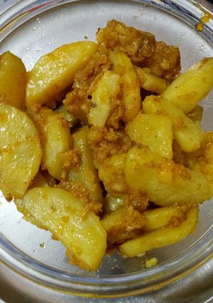 A picture of Potato without onion garlic.