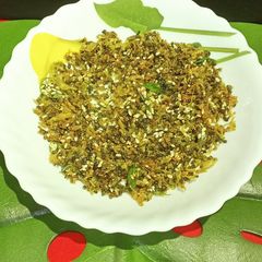 Karela Fry Maharashtrian style A picture of Karela Fry Maharashtrian style.