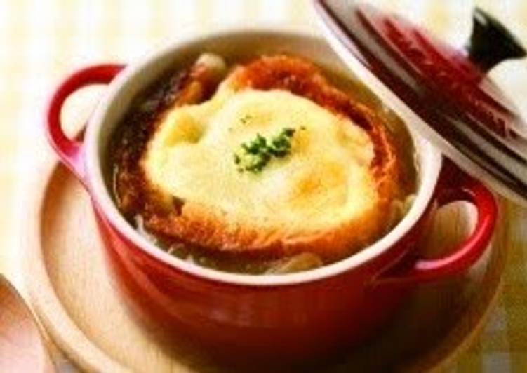Steps to Cook Favorite Easy Onion Gratin Soup