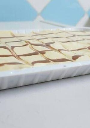 صورة لوصفة حلى البسكويت والحليب المكثف