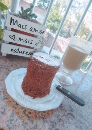 Una foto de Bizcochuelo de chocolate en taza