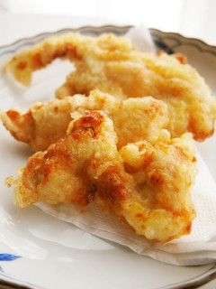 A picture of Mentsuyu-seasoned Chicken Tempura.