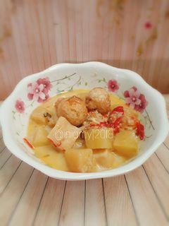 Foto resep Telur puyuh Santan Pedas