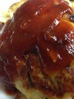 A picture of Meat-free Tofu Hamburgers.