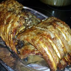 A picture of Roasted Garlic Pork Ribs.