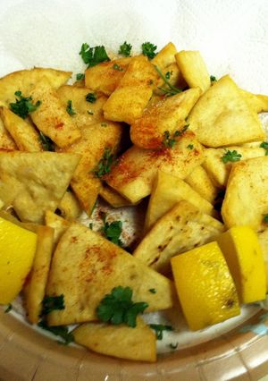 A picture of Seasoned Pita Chips.