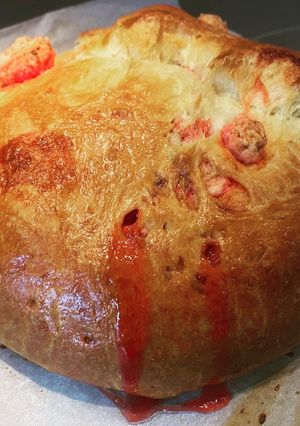 Une photo de Brioche aux pralines roses