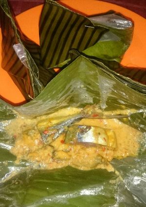 Foto resep Pepes/kukus ikan asin