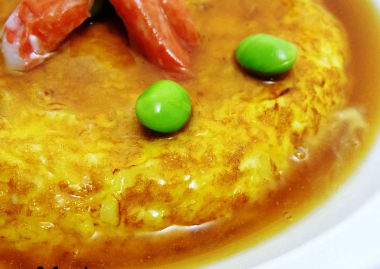 Recipe of Super Quick Homemade Crab Omelette with Crabsticks!