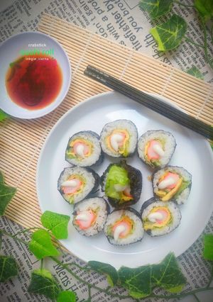 Foto resep Sushi roll crabstick