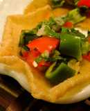 Easy Papad Snack Made with Spring Roll Wrappers