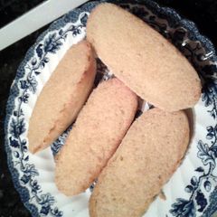 A picture of very easy garlic bread.