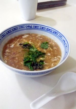 A picture of Chicken Corn Soup.