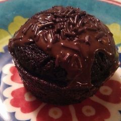 Molten Brownie Muffins A picture of Molten Brownie Muffins.