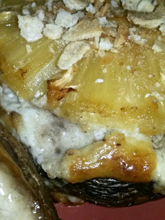 A picture of Sig's Blue Cheese and Pineapple Mushroom Cup.