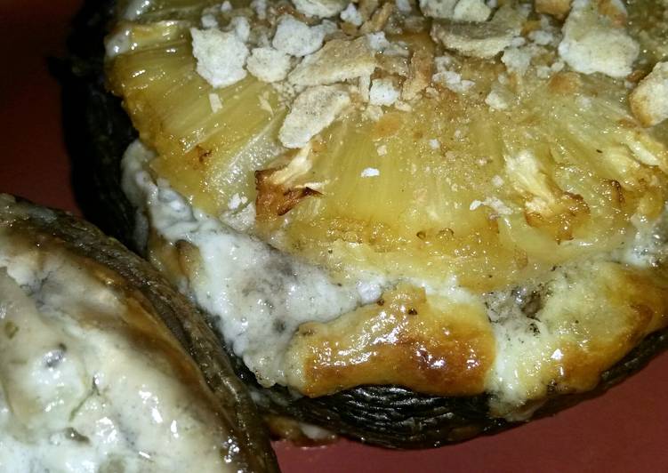 Sig's Blue Cheese and Pineapple Mushroom Cup