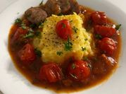 A picture of basil polenta
