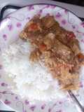 Rice and sossi stew