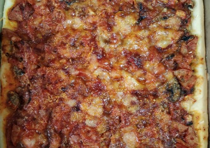 Resep Pizza rumahan Yang sederhana, Lezat