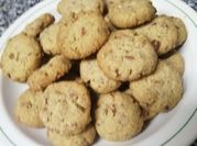 Una foto de galletas mantequilla con stevia