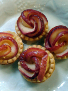A picture of Apple Rose Tarts.