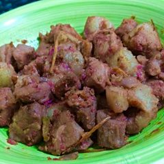 A picture of Pork with Bagoong (Binagoongan Baboy).