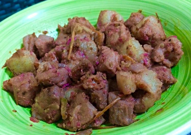 Recipe of Homemade Pork with Bagoong (Binagoongan Baboy)