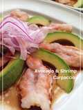 Shrimp and Avocado Carpaccio