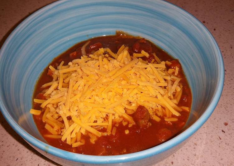 Steps to Make Speedy Fajita Chili