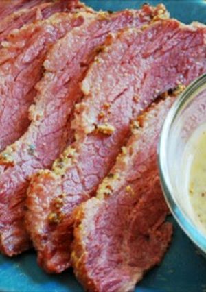 A picture of The Best Slow Cooker Corned Beef.