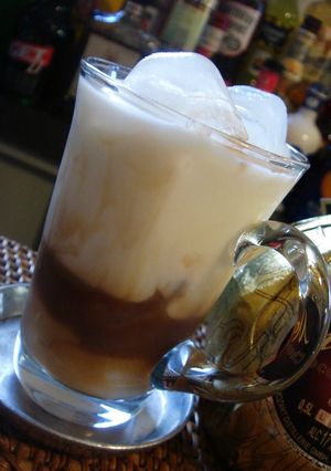 A picture of Chocolate Calpico Milk ◇ Cocktail.