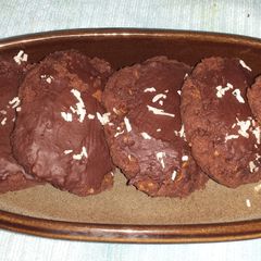 A picture of Afghan biscuit/cookie.