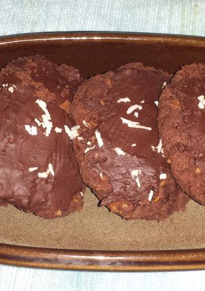 A picture of Afghan biscuit/cookie.