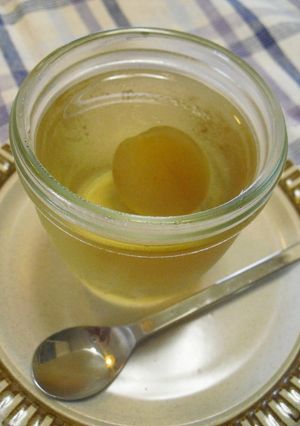 A picture of Umeshu Jello - A Cocktail You Can Eat.