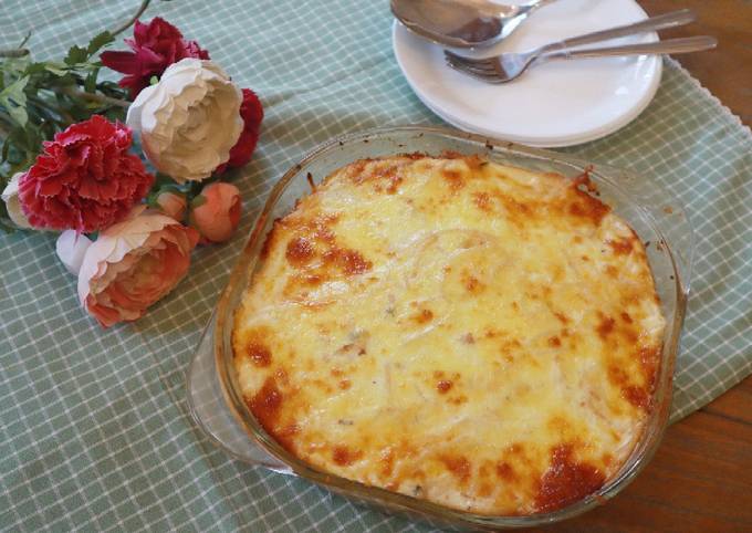 How to Prepare Ultimate Vegetarian baked spaghetti