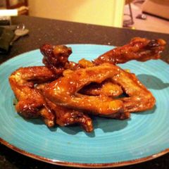 A picture of 5 spice and Mango, Duck Wings.
