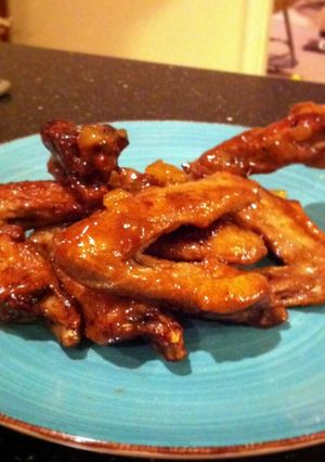A picture of 5 spice and Mango, Duck Wings.