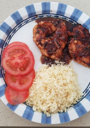 Una foto de Pollo horneado 🍊🍗🍊