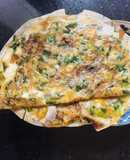 Bánh tráng nướng than em dâu làm