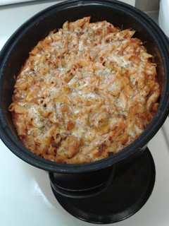 A picture of Cheeseburger Penne Pasta.