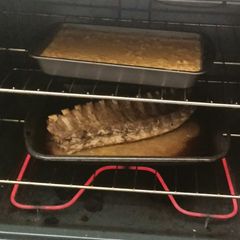 A picture of Brown honey milked sugar ribs.