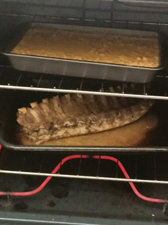 A picture of Brown honey milked sugar ribs.