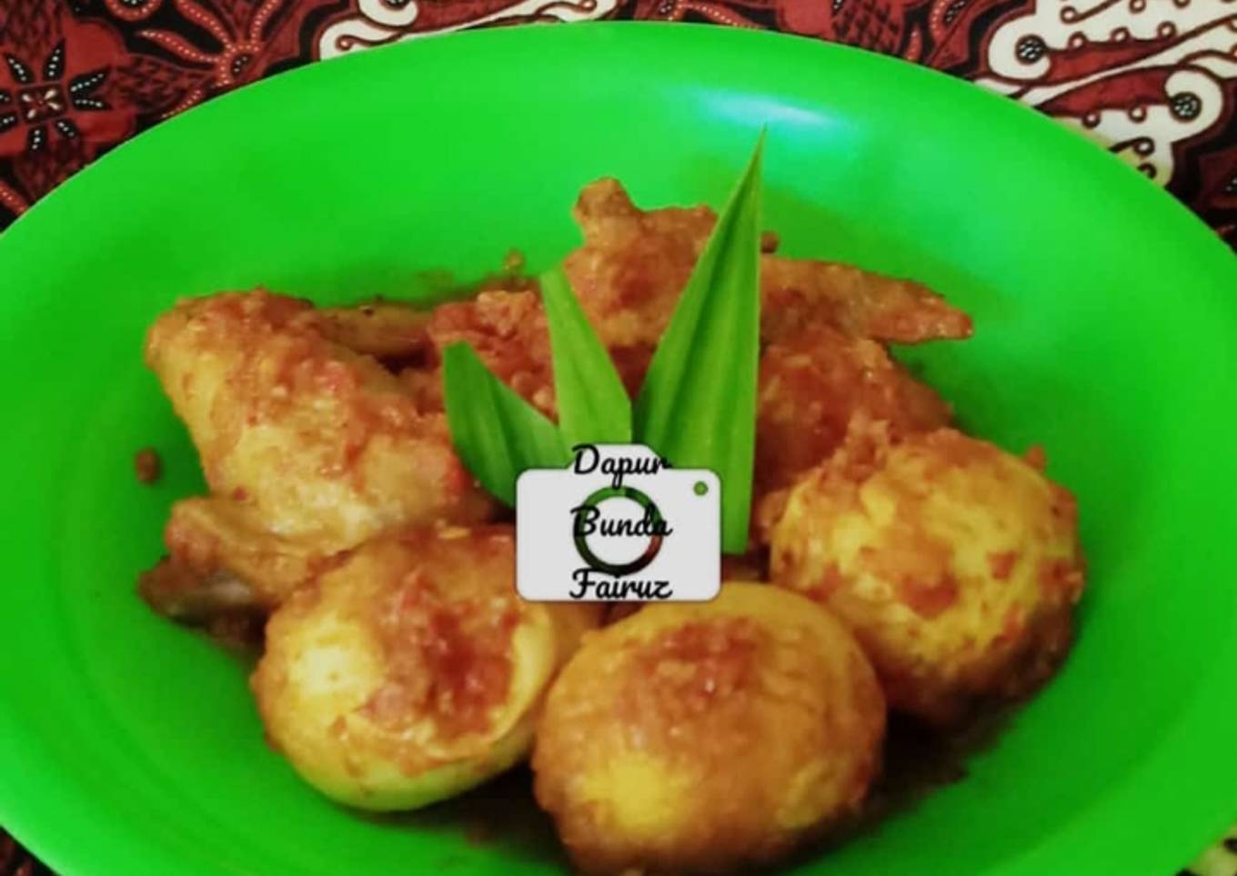 Balado Ayam Telur "Kunyit Lada"