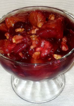 A picture of Nan's Orange Cranberry Compote.
