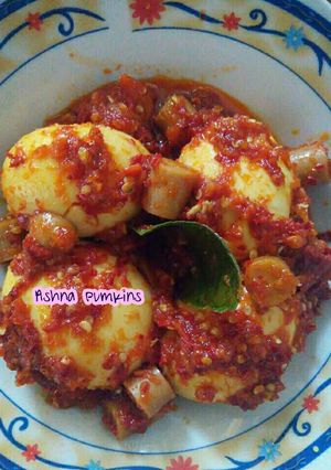 Foto resep Balado Telur Sosis