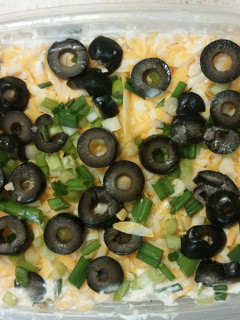 A picture of 7 Layer Dip my way.
