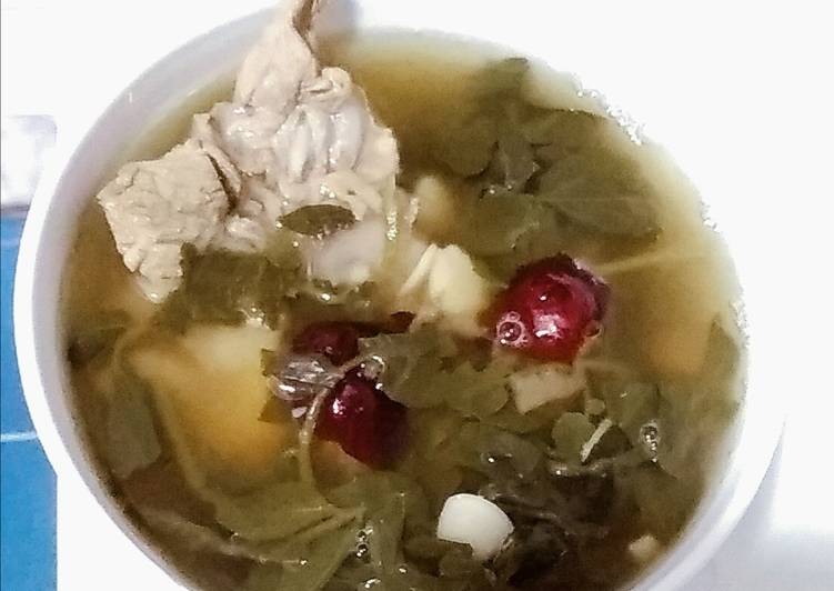 Watercress &amp; luo han kuo (monk fruit) soup