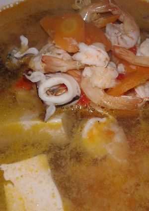 Foto resep Tomyam Seafood Tahu Pedas Wow, Under 25 K
